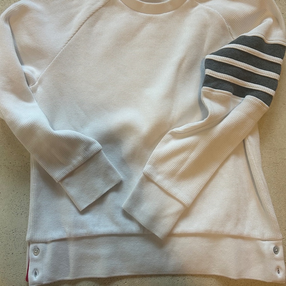 Thom Browne waffle shirt white size 1 small men